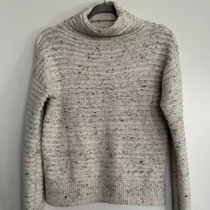 Madewell Donegal Belmont Mockneck Sweater in Coziest Yarn, Size XS, Donegal Snow